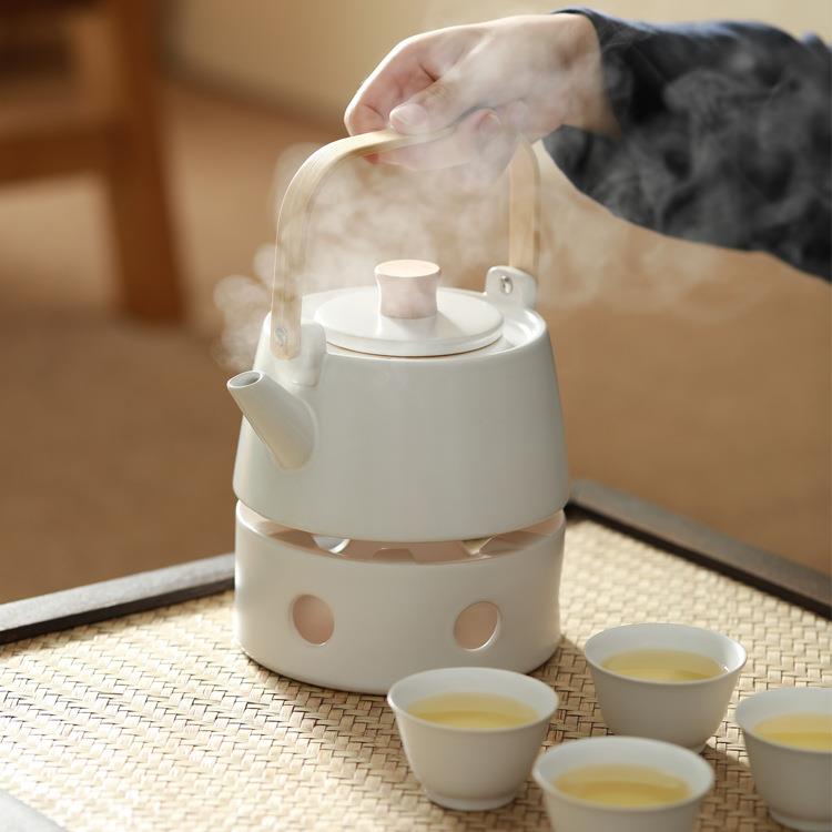 日式梁烧水壶功耐热陶瓷提壶茶壶煮茶器装现代夫陶壶电套陶炉0223