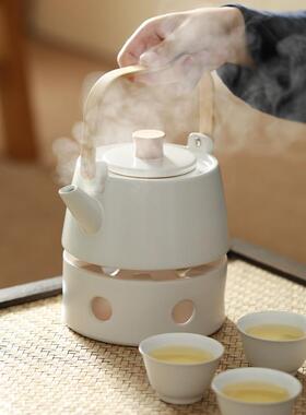 日式烧水壶功夫热陶瓷耐梁壶茶提壶022362煮茶器套装明现代陶壶电