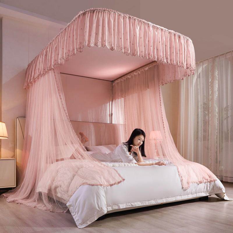 冰羽蚊帐 2024新款雪纺U型导轨蚊帐-88593