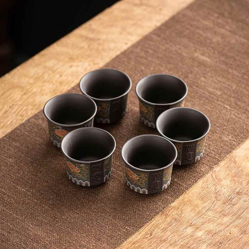 高档紫自砂功夫茶具套装家用会中半动冲茶壶喝茶式防烫懒人泡客茶