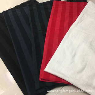 面料布雪尼尔 布麻棉植绒条子布宽条布提花服装 女装 面料2018春秋款