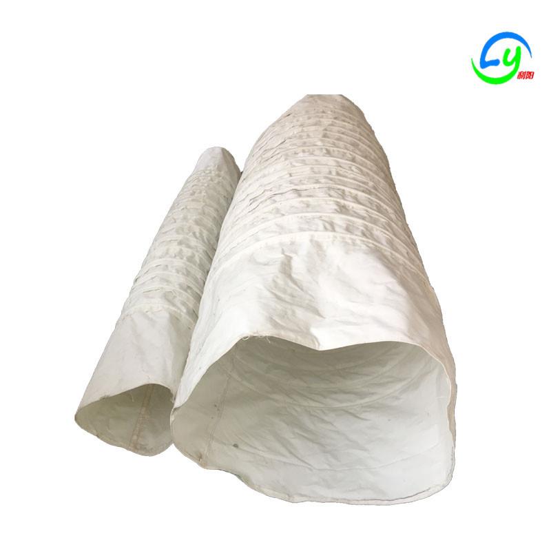 现做带吊环伸缩布袋 散装机伸缩头φ600X3000弹簧式伸缩带