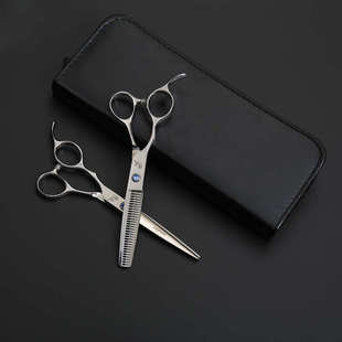 左手理发剪刀美发剪刀刘海剪刀 牙剪打薄剪刀 左撇子专用剪刀