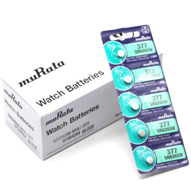 原装村田sr626sw手表电池AG4纽扣LR626/377a电子表石英表纽扣电子