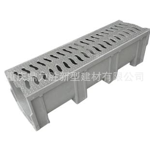 成品PE塑料排水沟线性排水沟槽水沟下水道导流槽盖板农田水利