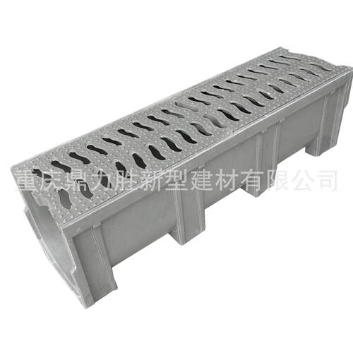 成品PE塑料排水沟线性排水沟槽水沟下水道导流槽盖板农田水利