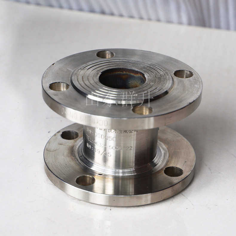 法兰接头旋转材质dn接头出连接直旋转碳钢东群山回转升实型图