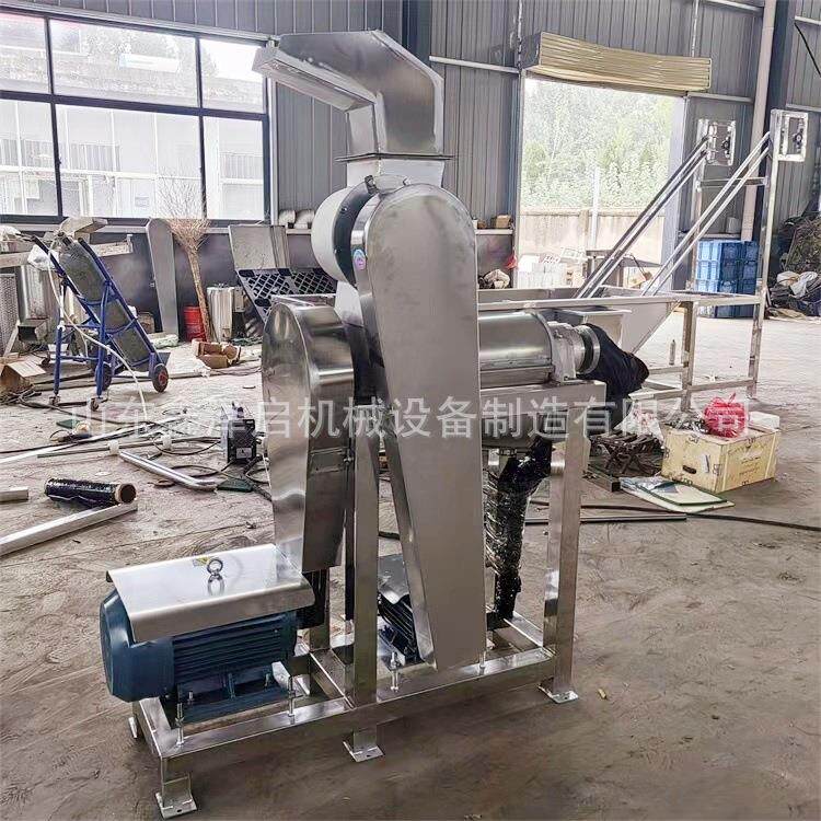 大型不锈钢水果榨汁机多功能渣汁分离机全自动螺旋挤汁机