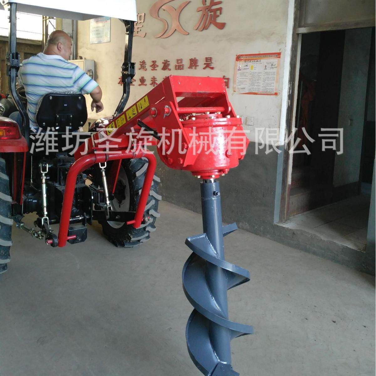 WKJ-70挖坑拖拉机驱动打坑机多种用途种树机树桩篱笆果园种树机