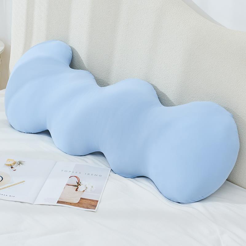 高档凉感长条抱枕女睡觉靠枕朵云床上生侧夹腿靠睡枕客厅沙发冰丝