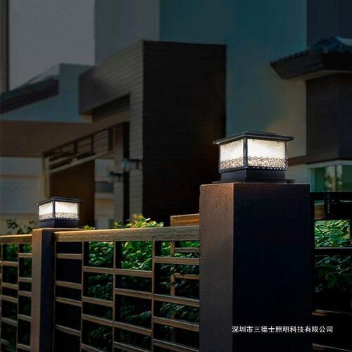 太阳能户外灯LED室外防水墙头灯花园别墅围墙灯大门口柱子灯