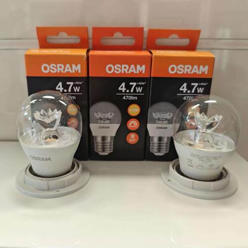 欧司朗OSRAM 4.7W/2700K调光透明灯泡