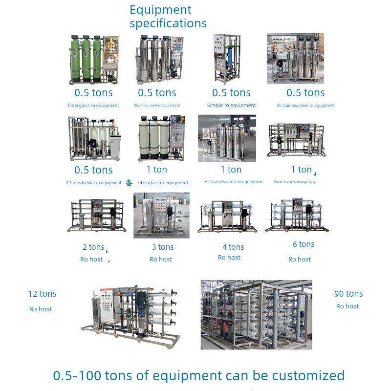 0.25-100吨大型工业反渗透设备3罐软化水处理纯水机商用净水器