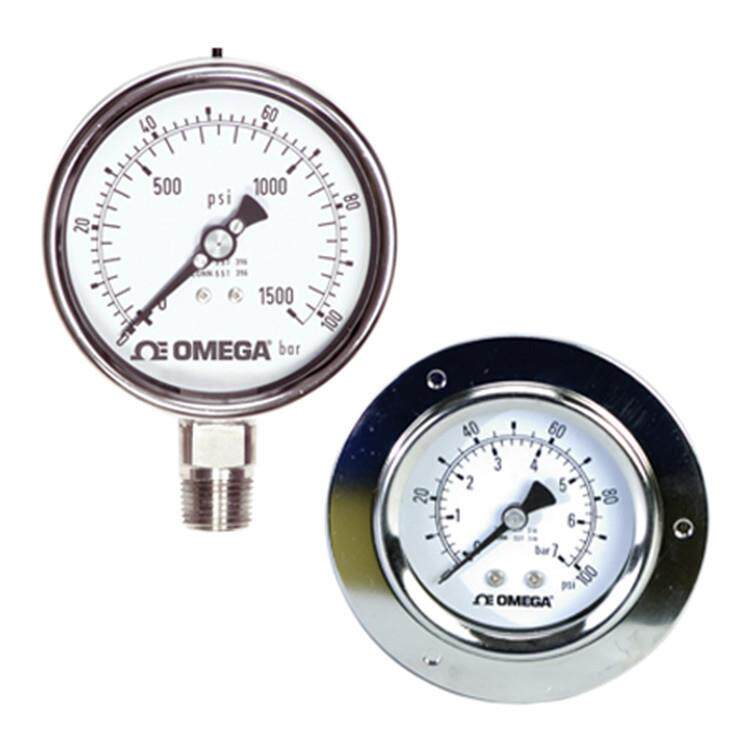 奥米佳压力表PGM-63L-2000PSI/140BAR,PGM-63B-3000PSI/200BAR