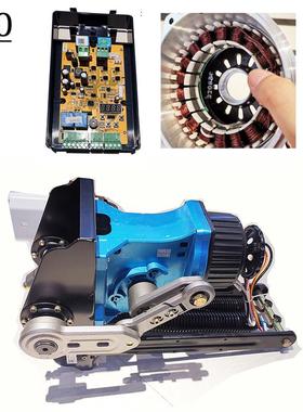 威捷E30道闸配件维修更换电机盖24V电泳转子清新黑色电机轴短限位