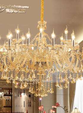 مصباح كريستالي宴会厅吊灯tLuminária de Cristal