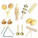 Toys Instrument Montessori 100% Wooden Kids Natural Musical