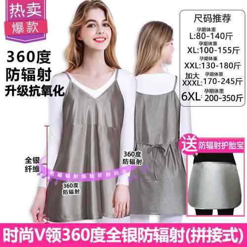 正品孕防辐射服妇装正品肚穿兜围裙反辐射上班电脑衣孕服女内隐形