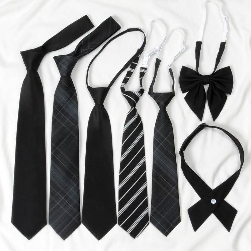 Black Tie Women's JK Japanese Bowtie Academy Style Handm
