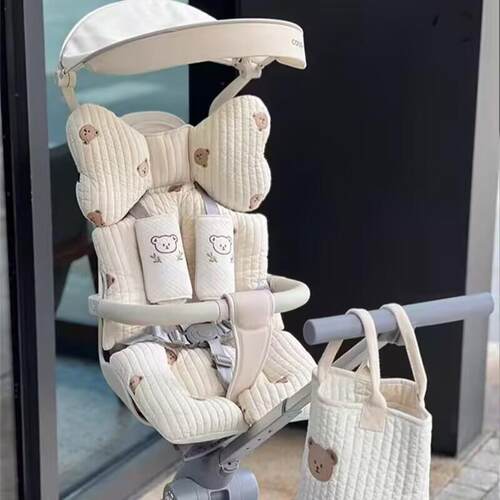 INS婴儿推车推车坐垫童车配件