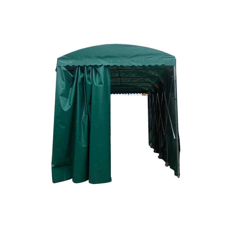 加工定制镀锌管帐篷 定制移动伸缩推拉雨棚户外遮阳蓬