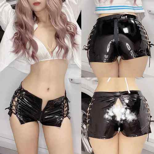 women for underwear sexy shorts crotchless zipper sexy