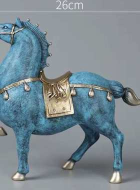 唐马工艺品家居摆件客厅酒柜电视柜办公室装饰品开业招财玄关礼品