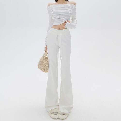 Sports pants for women, micro flared yoga pants, high