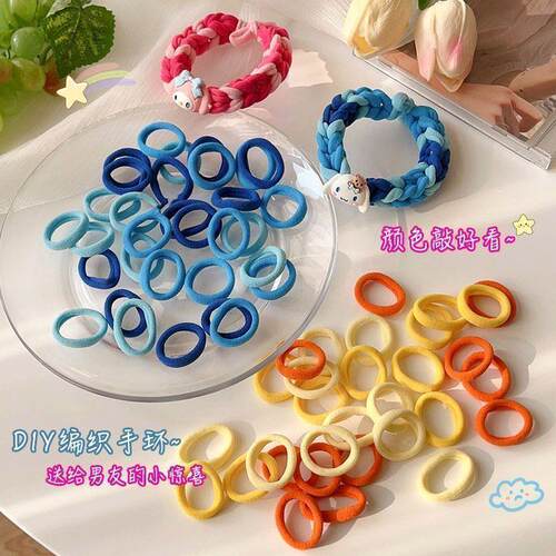 Handmade woven hair tie Sanrio bracelet DIY kit, perfect as