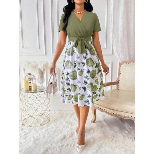 B 67440 Beach casual mid dress 沙滩外穿休闲连衣裙跨境外