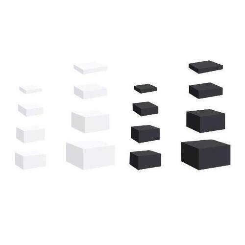 8x Acrylic Display Riser Box Buffet Riser for Cosmetics