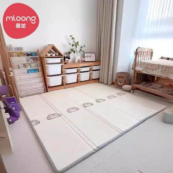 曼龙折叠垫爬行垫儿童xpe爬爬垫婴儿加厚地垫子
