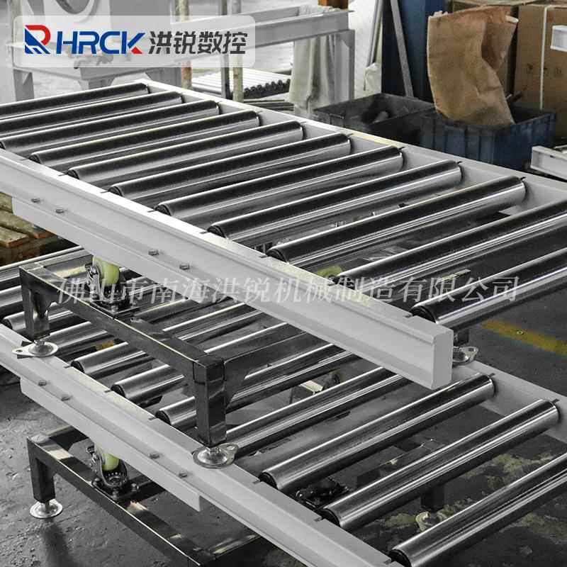 旋转动力滚筒输送辊台3无0机4不锈钢输送HR-HJK12手推动力辊台无