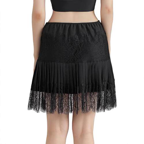 Summer Lace Slip Skirt Trendsetters Outfit GrungeStyle