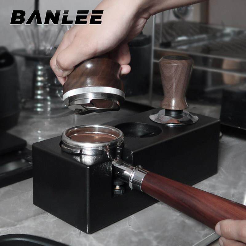 咖啡压粉座布粉器ABS多功能压粉垫压粉器手柄支架咖啡器具收纳