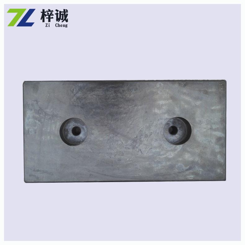 橡胶防撞块/条 防撞垫/板 胶护墙角 货平台用防撞条 250孔距图片