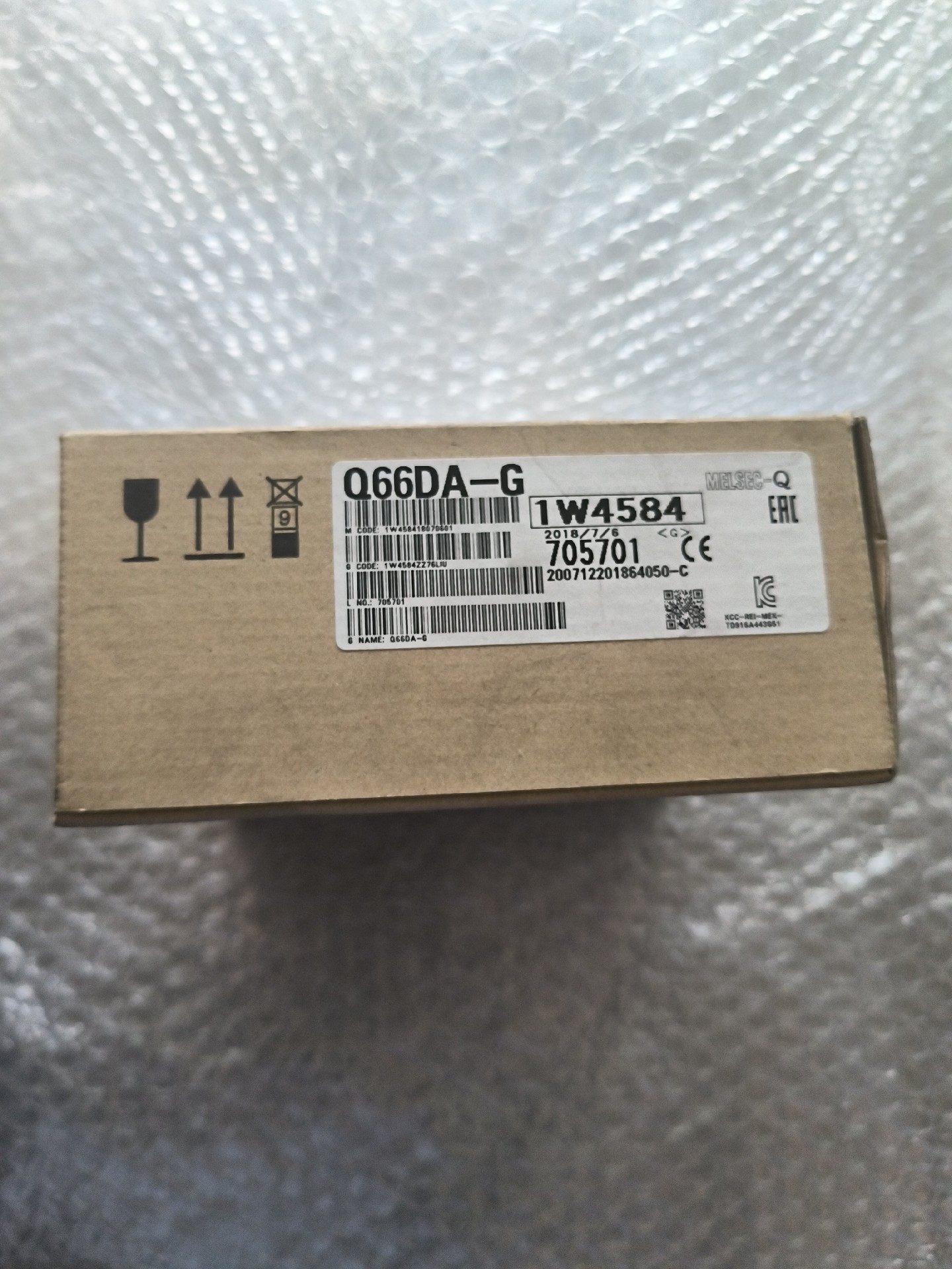 三菱PLC模拟量输出模块Q66DA-G ，全新原装正品 ,序