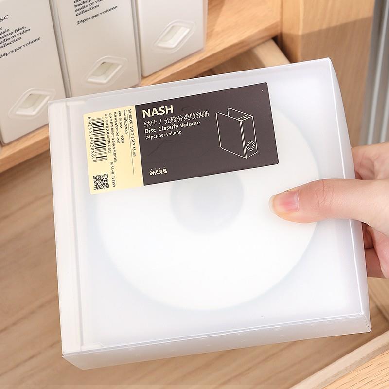 cd收纳盒日式创意DVD光盘光碟办公游戏专辑车载收纳册24片便携包