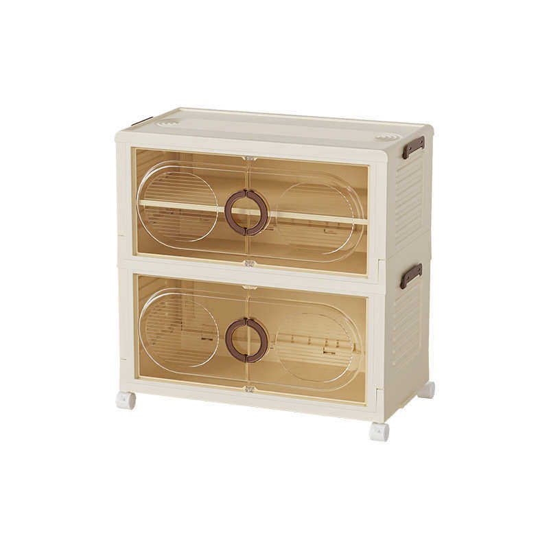 鞋柜折叠一件起批大容量家用加厚鞋子收纳柜多层透明鞋盒塑料鞋架