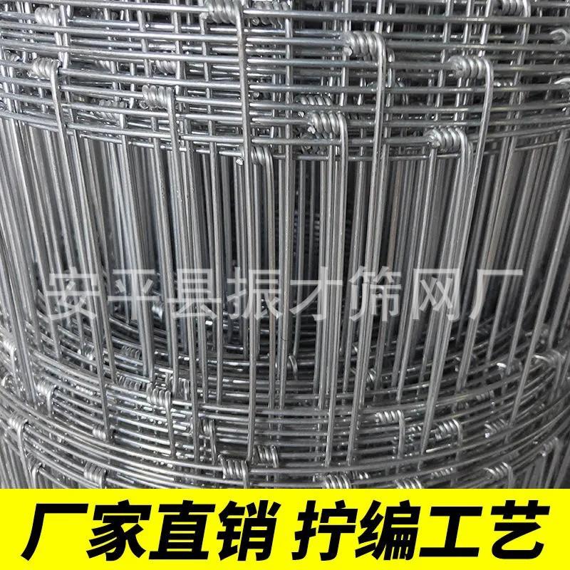 煤矿热镀锌养殖牛羊鸡防护草场圈地山地铁丝牛栏网菱形编织勾花网