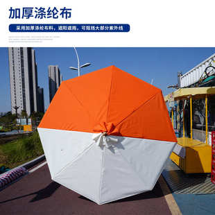 户外遮阳伞沙滩伞太阳伞摆摊大伞防晒防雨庭院伞批发广告伞