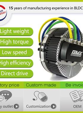 11KW Axial Flux BLDC Motor for Motorcycles & Delivery Drones
