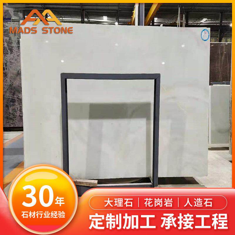 云浮实力大厂翡翠白玉天然大理石石材洗手台面 厨房台面 窗台石