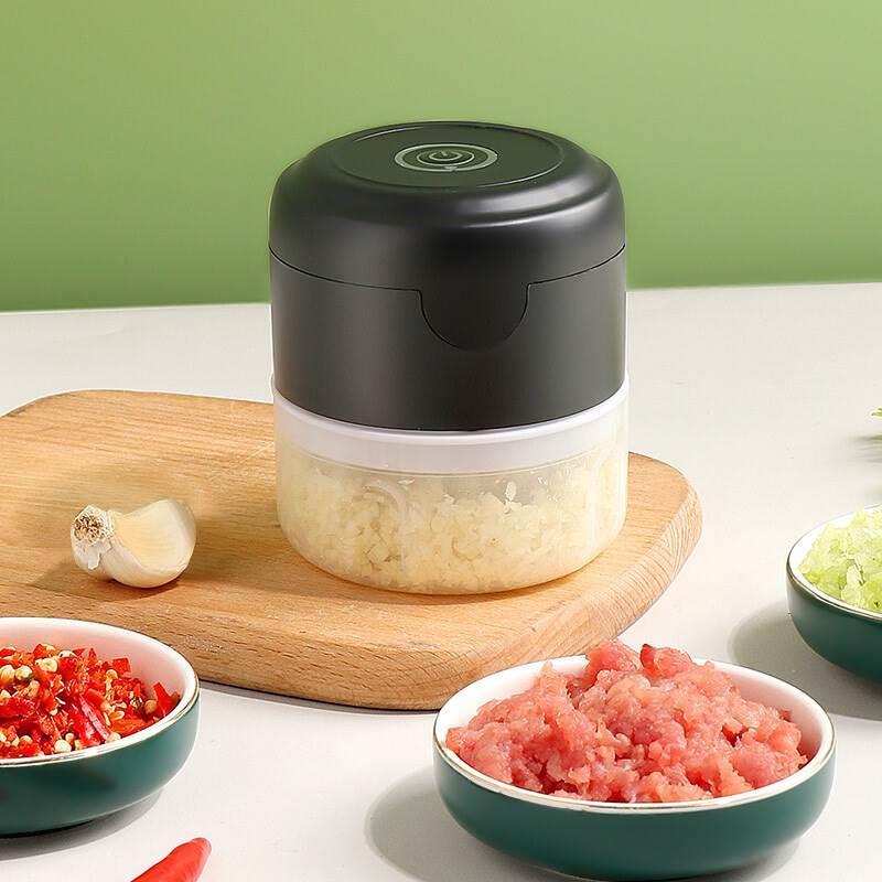 电动蒜泥器家用小型碎菜器厨房工具绞肉机食品料理机