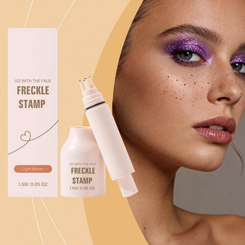 Freckle Stamp Pen (Light Brown) - Smooth and easy to apply,