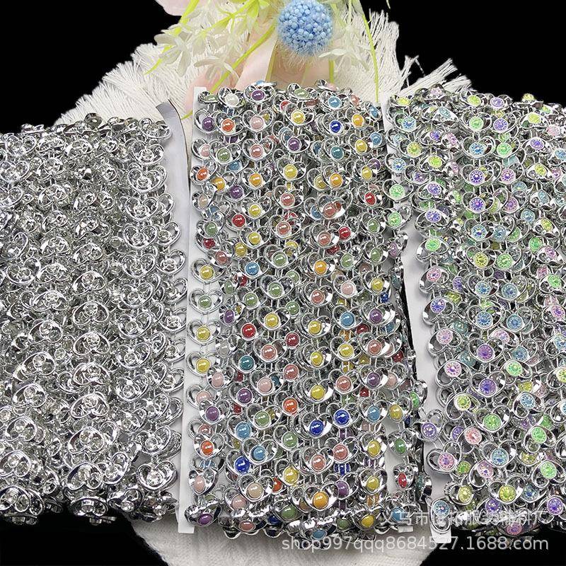 新款苗族爱心饰品配件苗族新衣围裙装饰手缝服装辅料花边9米lace