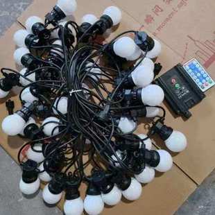 G50球泡灯串可连接户外跑马led灯串圣诞婚礼节日装 饰露营氛围灯