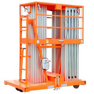 移升酒店维修动升降机单双桅柱电动降平GIR台16米三桅柱铝合升降