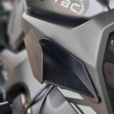 适用机车改装定风翼 450SR 钱江赛6 侧风翼进风盖 导流罩扰流板