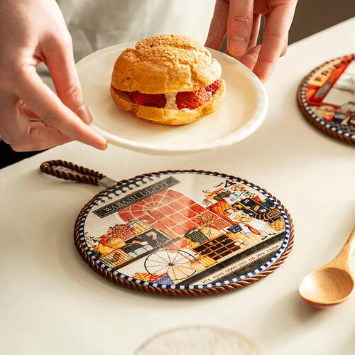 Heat-Insulating Table Mat, Heat-Resistant Pad for Dining Tab